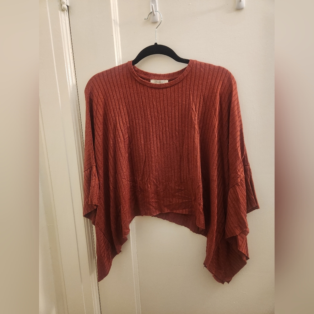 Zara cape style blouse top. Size small.
